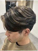 MEN'S HAIR/ブルーブラック/フェザーパーマ/錦糸町