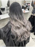 【手島カミラ】シルバー×グラデーション