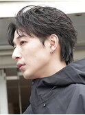 梅田フェザーショートフェザーパーマセンターパートゆるめ