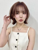 ファム(Fann.)&nbsp;くびれショートボブ×顔まわりレイヤー｜大人可愛い韓国ヘア