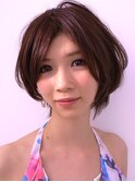 シフォンのようなやわらかショートボブ☆
