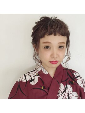 アンジュ(ange) 〔ange maco〕ミディアムの浴衣アップ