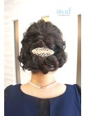 【ｍｏｕｆ】浴衣、お祭り、結婚式に似合うヘアアレンジ