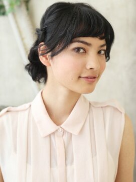 エマージュ 川崎(Emerge) ～マッシュバング～編みこみアレンジ～艶カール～