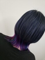 ヘアースポットイング(ing) ウルフカット×デザインカラー