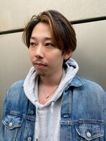 グランドライン(GRAND LINE)&nbsp;2021' 流行☆☆ アップバングメンズフェイスフレーミングカラー