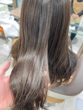 アッシュ 高円寺店(Ash) ダメージしやすい方にも！キラ水で文句なしの美髪ロング★★