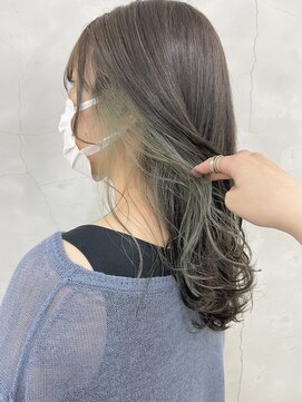 エンドリンク(endlink) ペールグリーンのインナーカラー