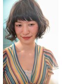 短め前髪でゆるふわボブ【1001mille】