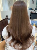 ロンドプランタン 恵比寿(Lond Printemps)&nbsp;ブリーチなしのライトベージュ　ブルージュ　韓国ウェーブ巻き