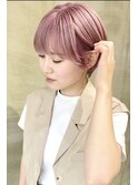 ショート ペール ピンク 大須 韓国