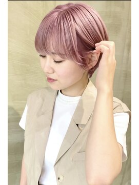 イル(ill) ショート ペール ピンク 大須 韓国