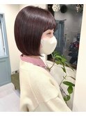 ボブ ピンクラベンダー