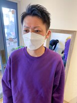 メルト 吉祥寺(melt) 【宮本】刈り上げショートかき上げ黒髪ビジネス束間アップバング