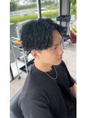 センターパート×ツイストスパイラル