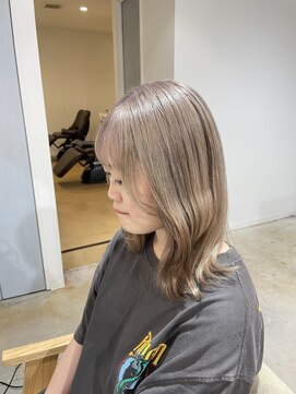 コレット 宇都宮(collet Gigi) 前髪/マチルダボブ/ピンクベージュ/インナーグレージュ/ベージュ