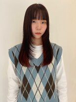 コト 福井大和田店(coto) 福井　フェイスレイヤーカット　インナーカラー　暖色　髪質改善