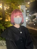 ワンズクロエ 原宿店(ONE's Chloe)&nbsp;黒髪/前髪パーマ/グレーベージュ/レイヤーロング/ダブルカラー