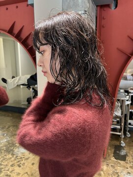 ハマモト ロングパーマスタイル