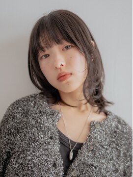 ベンジー 仙台店(benji) ミディアムウルフでおしゃれ女子