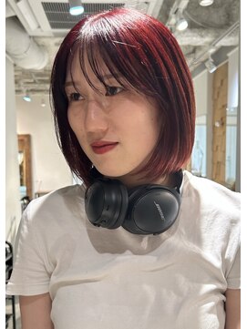 トレス(TRESS) ミディアム/秋色/レイヤー/ブラウン/透明感カラー/韓国風