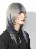 韓国風ウルフカット/顔周りカット/インナーカラー/ウルフヘア