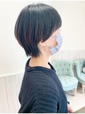 マッシュウルフ　メルティカラー　似合わせカット