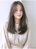 ☆ホワイトグレージュミニウルフデジタルパーマチェリーブラウン