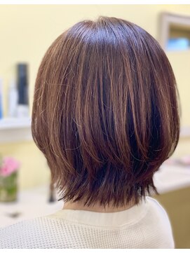 ヘアーデザイン モモ(Hair Design MoMO) 大人女性のくびれボブヘアー