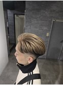 大分中央町メンズパーマカットダブルカラーブリーチベージュ