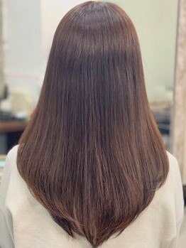 ディアーズ 大分店(Dears)の写真/回を重ねるごとに輝くツヤと美しさ◇髪の悩みに合わせたオーダーメイドトリートメントで理想の艶髪を実感！