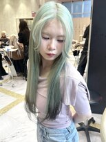 リー 梅田(Lee)&nbsp;Ryosuke/ブリーチ2回必須/ハイトーン/エンドカラー/グリーン