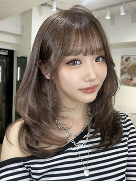 オニキス(ONYX) A156透明感カラーセミロングレイヤーカットダブルカラー