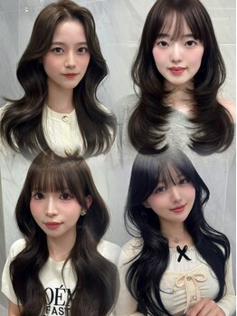 一人ひとりの髪質や骨格、ライフスタイルに合わせたベストなメニューやトレンドスタイルをご提案＊