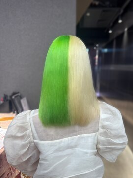 エン 栄店(enne) 大人ガーリー/ダークアッシュ/ミディアムレイヤーカット/栄