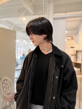 メンズカット バイ ソイクフ(メンズカット by SOY-KUFU) 20代30代40代◎ナチュラルモノトーンメンズウルフ/東伏見