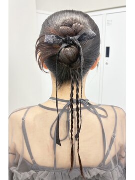 スタイル 横浜(STYLE) 結婚式お呼ばれ編みおろし/カチモリ／ヘアセット/アレンジ