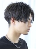 刈り上げセンターパート