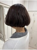 小顔手入れ楽30代40代50代大人可愛い切りっぱなしボブワンカール