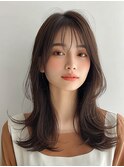 ミルクティーブロンド/ダークブルー/デジタルパーマ/人形町