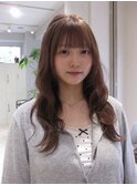 透明感ベージュブラウン