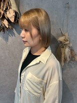 パーミル ヘア クマモト(permille ‰ hair Kumamoto) ミルクティー×ボブ