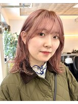 ヘアワン(HAIR One) ハイトーンピンクカラー