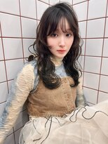 モナザスカイ 栄(MONA the SKY)&nbsp;【MONA】ゆるふわパーマ/シースルーバング/ナチュラルレイヤー