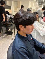 become men's hair 名駅EAST【10月3日 NEW OPEN(予定)】&nbsp;ニュアンスパーマ×センタパート/名古屋/メンズ/フェザーパーマ