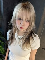 .elice 心斎橋 ダブルカラー/ウルフレイヤーカット【9/1NEWOPEN(予定)】 ショートウルフハイライトマッシュウルフシースルーマッシュ