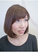 大人ボブ「シンプル×お洒落」