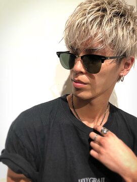 リップスヘアー 銀座(LIPPS hair) 【LIPPS RayGINZA 】#銀座#ジェンツ#ブリーチカラー#2ブロック