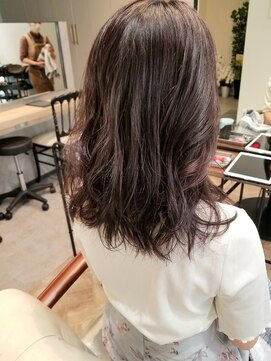 ルークス 中央林間(LOOOKS) ラフ巻きロングヘア×ラベンダーアッシュ