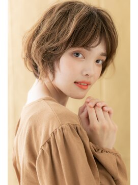 カバーヘアアンドスパ ブリス 浦和(COVER HAIR&SPA bliss) 大人ハイライトくせ毛風抜け感ボブショートY浦和10代20代30代